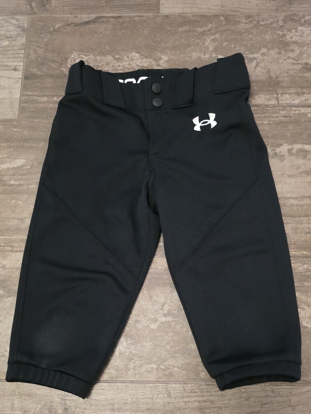 Under Armour Kids Black Stretch Baseball Joggers